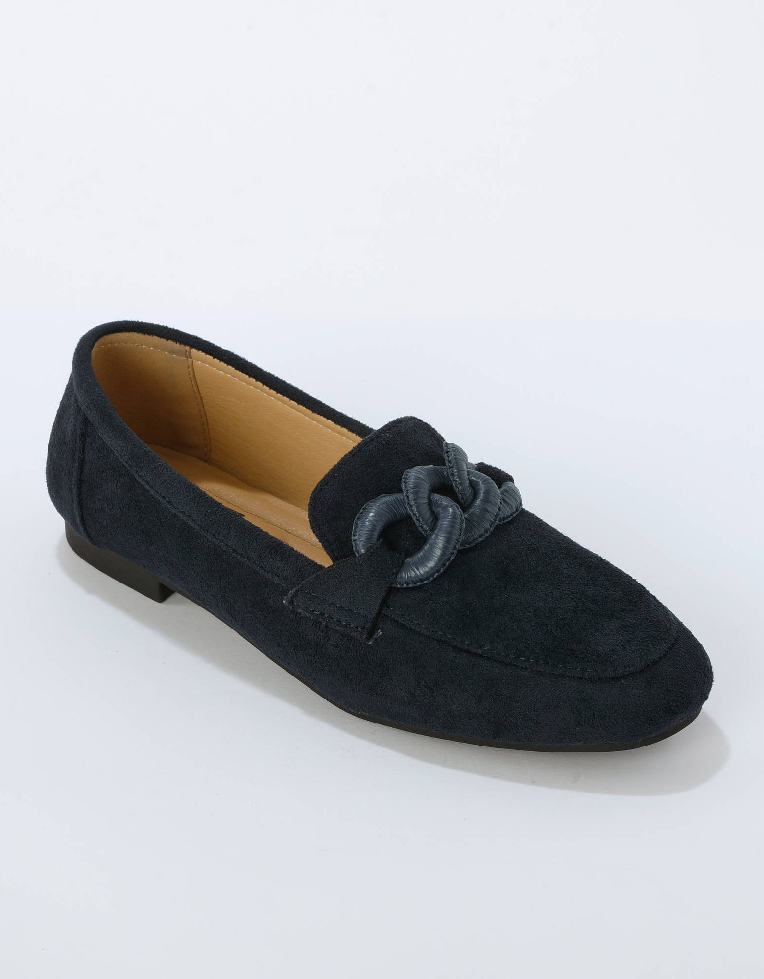 Mocassins boucle fantaisie (bleu)